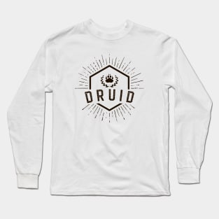 Druid Player Class - Druids Dungeons Crawler and Dragons Slayer Tabletop RPG Addict Long Sleeve T-Shirt